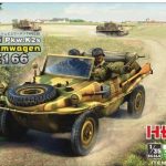 German Pkw.K2s Schwimmwagen Type 166