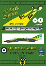 HAF 348 TRS 60 YEARS RF-4E 1/72 Decal