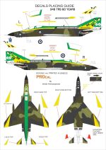 HAF 348 TRS 60 YEARS RF-4E 1/72 Decal - Image 3