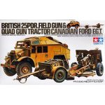 British 25pdr.field gun & Quad gun tractor Canadian Ford F.G.T.