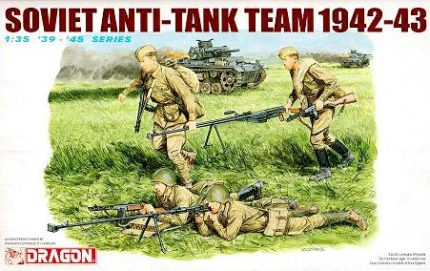 Soviet Anti - Tank Team 1942 - 43