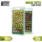 Static Grass Tufts 6 mm - Light Green (75 pcs.)