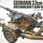 German 3.7cm Flak 37 Anti-Aircraft Gun mit Sd.Ah.52
