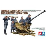 German 3.7cm FLAK37 Anti-Aircraft Gun with Crew Set