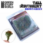 Tall Shrubbery - Brown Green (8x8x3cm)