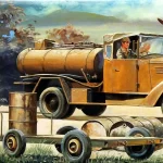 Japanese Army  Fuel Truck Isuzu TX-40