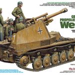 German Self-Propelled Howitzer Wespe "Italian Front" - 4 figures