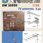 TV antennas (3 pcs)