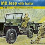 Willys MB Jeep with trailer
