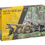 German Anti-Tank Gun Pak 97/38 AT with crew - 4 figures